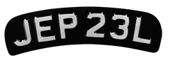 Jepson - Motorcycle Number Plate