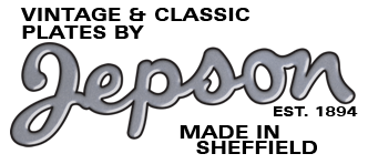 Jepson - Classic and Vintage Number Plates